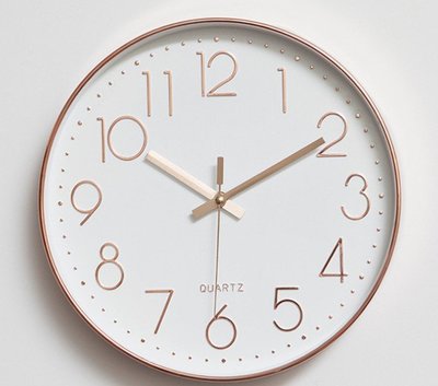 靜音掛鐘 大鐘面 數字時鐘 壁鐘 時尚機芯 金屬指針 靜音掃秒 掛勾孔洞 客廳鐘錶 質感時鐘 擺飾