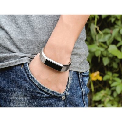 不銹鋼表帶適用於Fitbit Alta智慧手環 手鐲款不銹鋼表帶手表配件