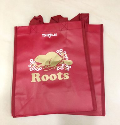 Roots 會員購物提袋---國慶版A4中袋
