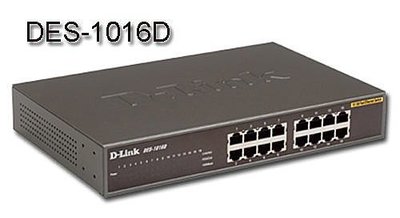 喬格電腦 D-Link 友訊 DES-1016D 16埠 網路集線器 超殺價