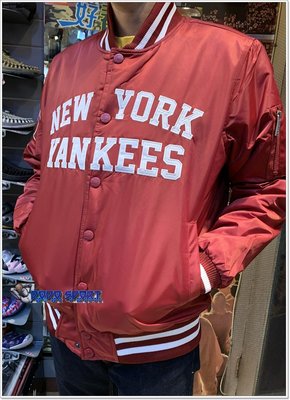 ＊dodo_Majestic-紐約洋基定番LOGO款棒球外套(男)6960706-180深紅色
