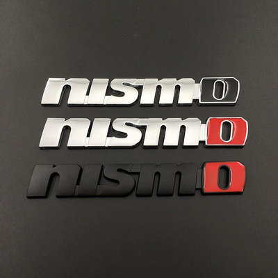 1 X 汽車改裝裕隆日產Nissan車標nismo金屬車尾車身車貼車標NISMO（滿599免運）