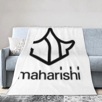 珊瑚絨 法蘭絨 被子 新款 Maharishi logo 多碼超柔法蘭絨毛毯 辦公室午睡空調毯 休閒旅行沙發毯-好幫手家