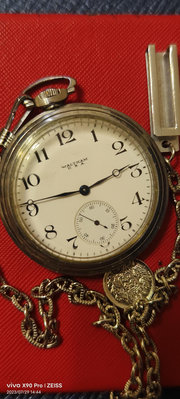 美國Waltham 沃爾瑟姆手動發條古董懷錶