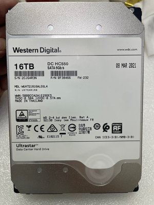 西部數據WD 16T SATA WUH721816ALE6L4 7.2K  企業級硬碟 存儲