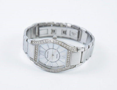 《玖隆蕭松和 挖寶網F》A倉 Royal Crown 羅馬字 貝殼面 亮鑽 腕錶 手錶  (14797)