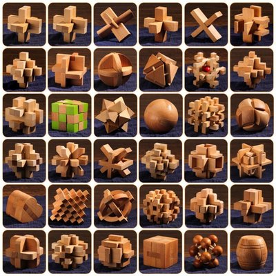 魯班鎖10歲以上積木100級九級孔明鎖十級難度高智商燒腦玩具全套滿額免運