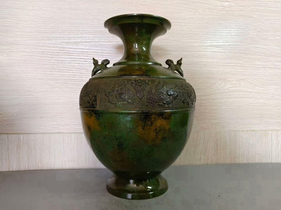日本銅花瓶957