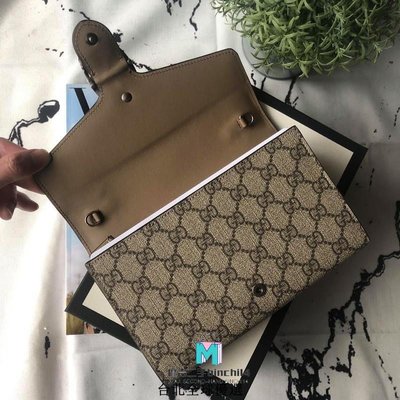 【二手】*正品GUCCI Dionysus GG Supreme chain wallet酒神鍊包 401231