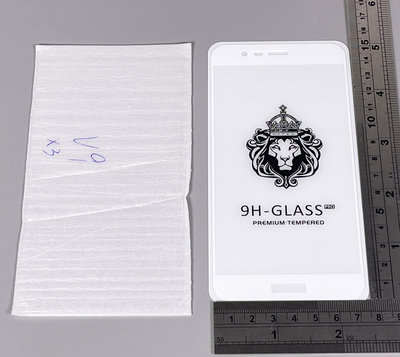 GMO 出清Huawei華為honor榮耀V9 5.7吋烤瓷邊二次強化全螢幕9H鋼化玻璃貼防爆玻璃膜全膠弧邊阻藍光