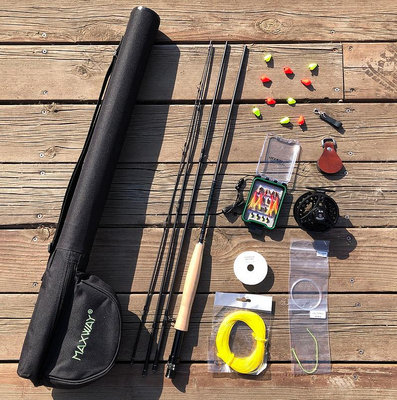 邁威經典系列碳素飛蠅竿套裝碳素飛釣竿套裝4節3# 5# 6# 8#
