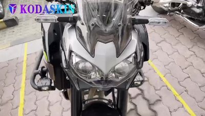 現貨適用川崎Z900 Z650改裝摩托車前擋風玻璃前風擋風鏡 導流罩2020款
