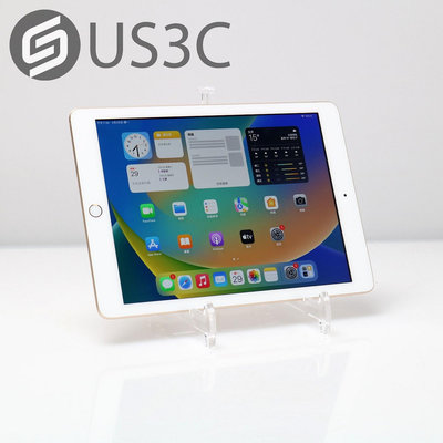 【US3C-桃園春日店】【一元起標】Apple iPad 5 128G WiFi 金 9.7吋 800萬畫素 A9晶片 照片HDR  曝光控制 二手平板