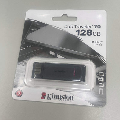 金士頓 Kingston DataTraveler 70 USB Type-C 128GB 隨身碟 DT70/128G