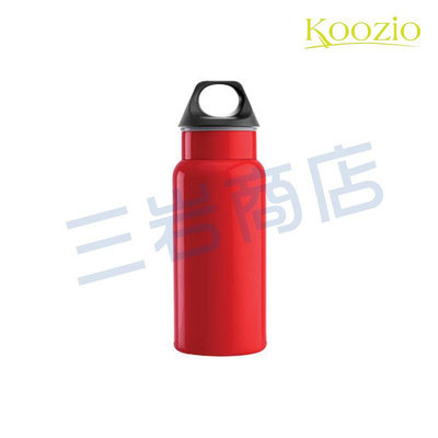 Koozio經典水瓶350ml (紅) (不鏽鋼水瓶/水壺 /不銹鋼杯/ 隨手杯/ 環保杯) Koozio原廠專賣