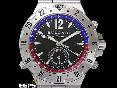 【永生流當品】BVLGARI 寶格麗 Bulgari Diagono Professional GMT GMT40S PWY3342