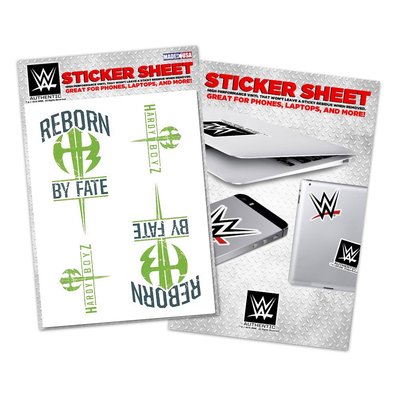 [美國瘋潮]正版WWE The Hardy Boyz Sticker Sheet 哈迪兄弟Hardy經典圖案貼紙特價中