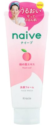 日本 Kracie Naive 葵緹亞 植物性洗面乳 130g 保濕蜜桃/紓壓綠意/清新海泥/柚子 洗面乳
