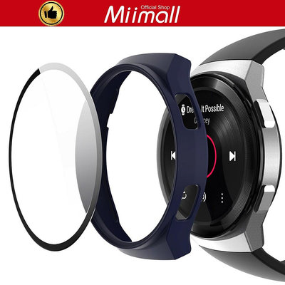 Miimall PC 手機殼帶保護膜華為手錶 GT2e 防震殼適用於 GT2e 華為手錶