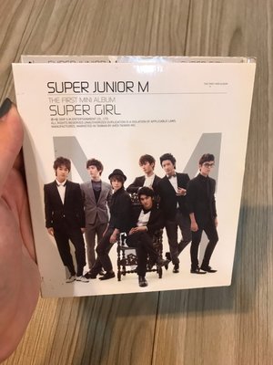 9成新 SUPER JUNIOR M 迷你專輯 super girl 附寫真書 CD 個人收藏 TK