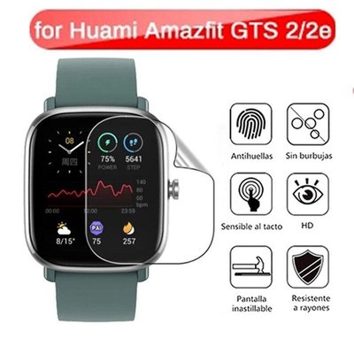 【5片】適用於 Amazfit GTS 2Mini GTS 2 2e GTS2e Smart Watch 錶帶屏幕保護貼