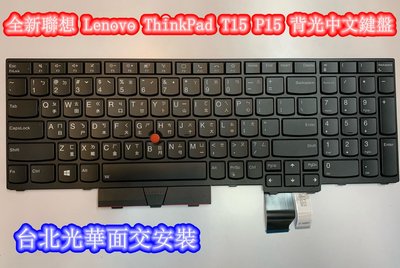 【全新聯想 Lenovo ThinkPad T15 P15 P15s Gen 1 2 T15P P15V 背光中文鍵盤】
