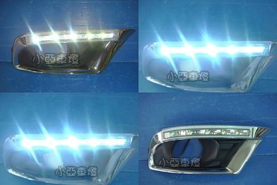 小亞車燈╠ 全新激光版 camry 09 10 11年 R8 led 日行燈 霧燈 含外框(有減光功能)