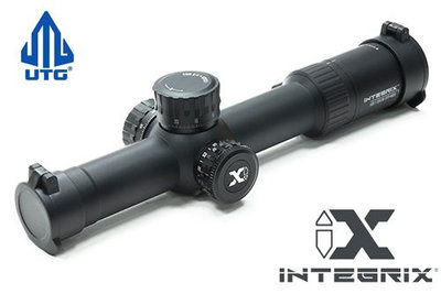 JHS（（金和勝 槍店））刷卡分24期0利率 UTG 限量 INTEGRIX IX8 1-8X28 34MM FFP LPVO狙擊鏡 (黑色/A1 MOA)