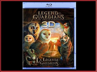 【BD藍光3D】貓頭鷹守護神 3D + 2D 雙碟限定版Legend of the Guardians