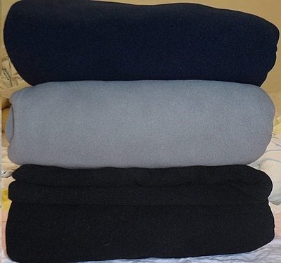 100% 台灣製懶人毯 基本時尚素色款 厚實珍珠毛料 舒服不起毛球