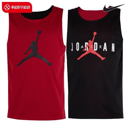熱銷 Nike耐克男童裝新款Jordan雙面穿運動休閑透氣背心T恤JD2222023PS青梅精品