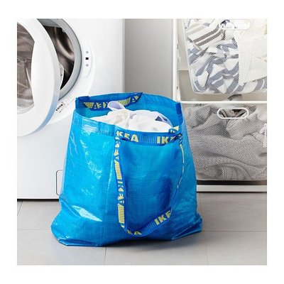 FRAKTA 36L收納袋 承重25公斤 洗衣袋/垃圾分類袋/環保購物袋/收納袋 宜家家居