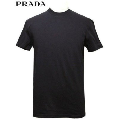 喬瑟芬【Prada】現貨～2015春夏 黑標 圓領素面  棉質 T 恤