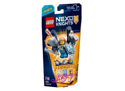 JCT LEGO樂高─未來騎士團NEXO系列 70333 終極未來騎士羅賓(清倉特賣)