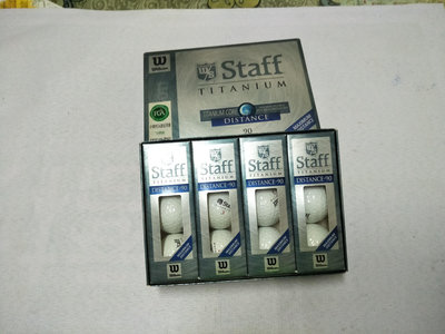 1. 全新~ Wilson Staff高爾夫球一盒12顆