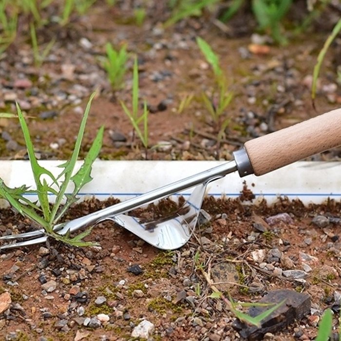 【珍愛頌】N091 拔草神器 不鏽鋼拔草器 鬆土 鋤草器 除草器 起根器 移苗器 起苗器 挖草 鏟子 除草神器 園藝工具