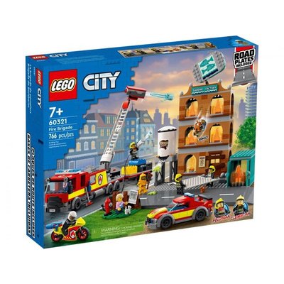 積木總動員  LEGO 60321 City系列 消防隊 外盒:48*37*9CM 766PCS