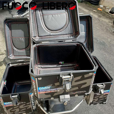 摩托改裝配件 適用寶馬 F800GS行李箱內膽內襯包頂蓋三件套后備箱墊