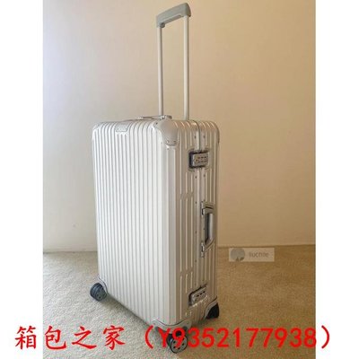 二手正品（97成新） RIMOWA Original Check-in L 銀色 鋁鎂合金材質 行李箱 92573004