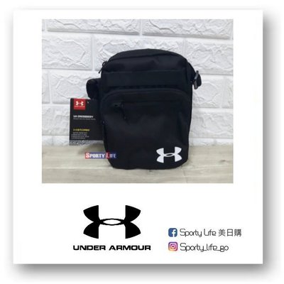 【SL美日購】UA 中性 Crossbody 背包 側背包 斜肩包 黑色 腰包 1327794-001