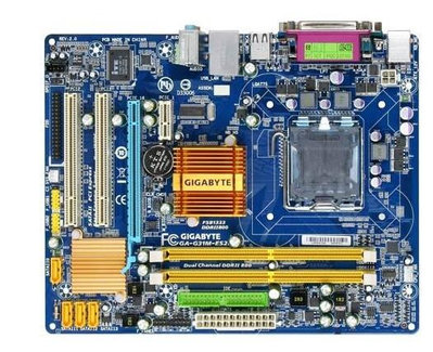 電腦雜貨店→技嘉GA-G31M-ES2L REV:2.0主機板 (DDR2 顯示/775/G31)  二手良品 $500