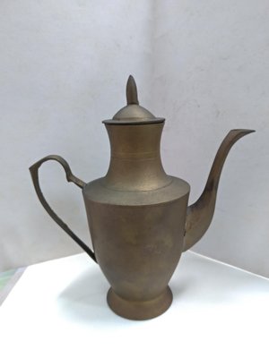 銅酒壺 銅壺 銅雕 早期件