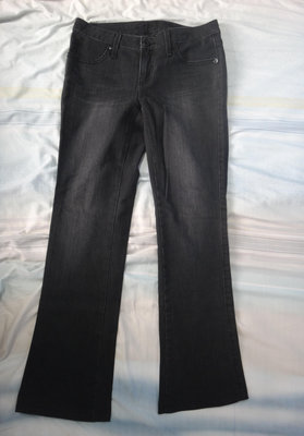 jacob00765100 ~ 正品 BRAPPERS 黑色 低腰 彈性 小喇叭牛仔褲 size: L S2853