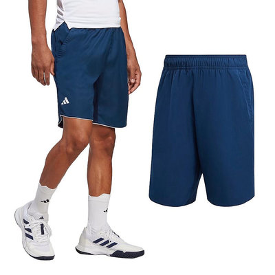 Adidas CLUB SHORT 男 藍 吸濕排汗 網球 舒適 休閒 運動 短褲 HT4432