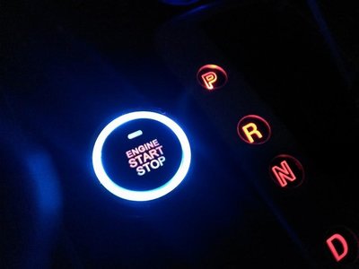 ㊣TIN汽車配件㊣現代車的標準配備~一鍵啟動開關 一鍵熄火功引擎啟動按鈕啟動按鈕不需鑰匙啟動