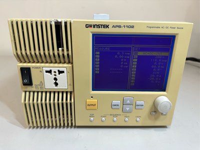GW GWInstek APS-1102 Programmable  AC/DC Power Supply交直流電電壓源（示波器 AC source）
