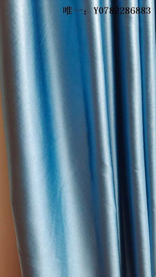 窗簾天藍色全遮光臥室房間羅馬圈遮光窗簾現代風遮陽卷簾