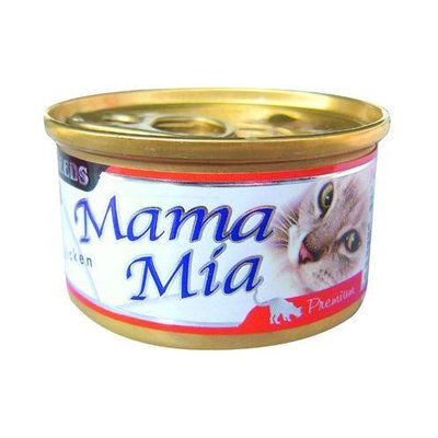 SNOW的家【訂購】聖萊西 Seeds MamaMia 貓餐罐-雞肉+白身鮪魚85g (80040512