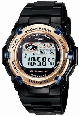 日本正版 CASIO 卡西歐 Baby-G BGR-3003-1JF 電波錶 女錶 太陽能充電 日本代購