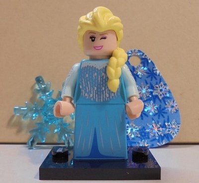 【LEGO樂高】71024 Disney迪士尼抽抽樂 Elsa 冰雪奇緣艾莎愛莎含底板配件冰晶